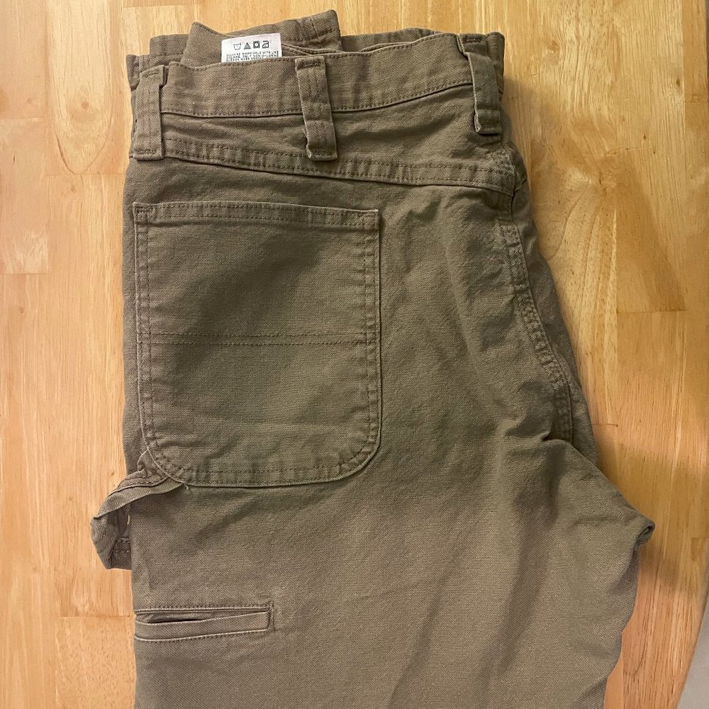 Men's - Wrangler Khaki Cargo Pants (38x32)